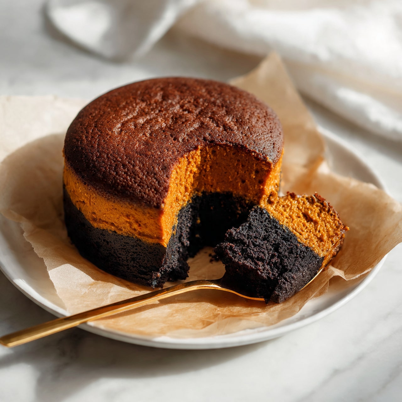 Mini Pumpkin Basque Burnt Cheesecake Recipe