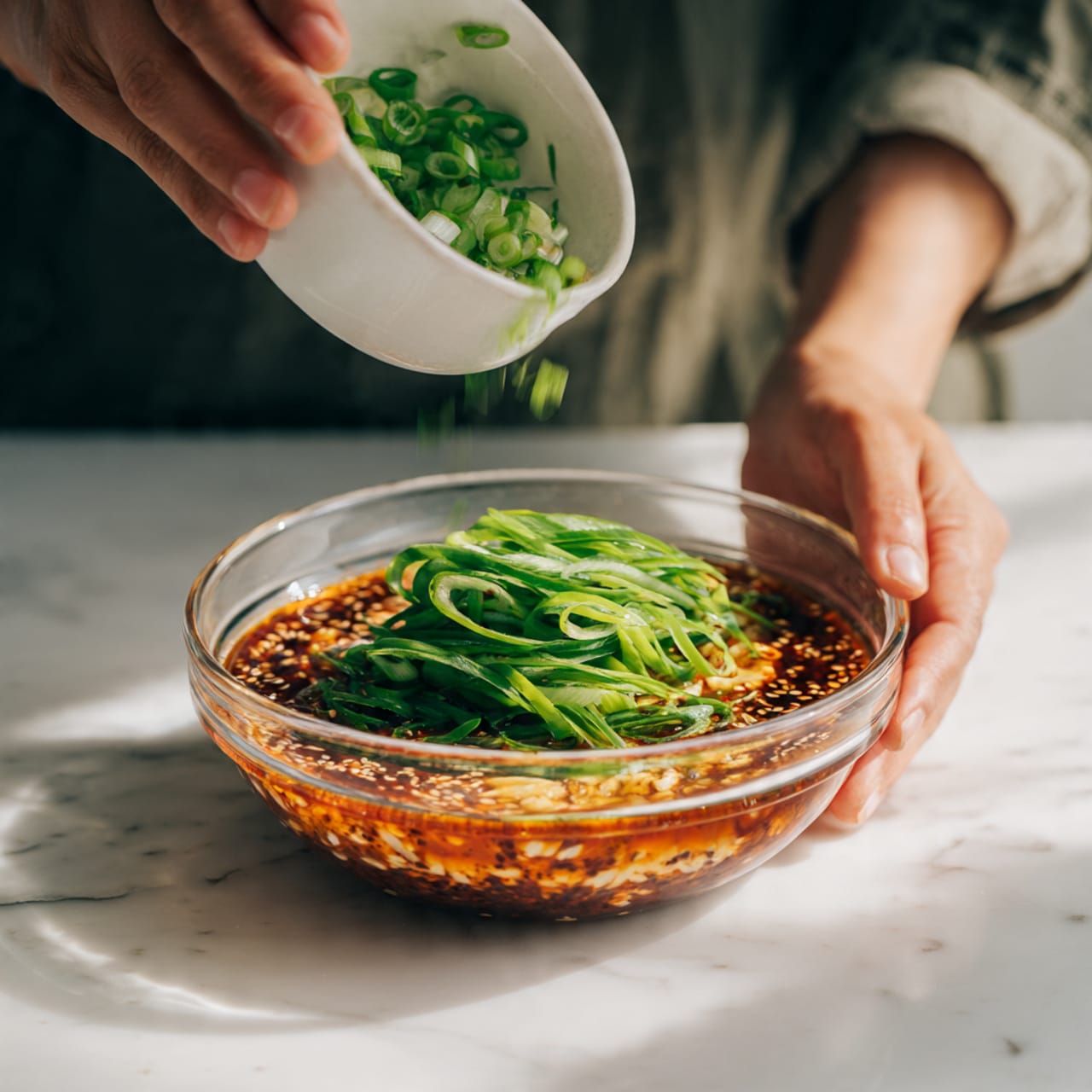 Korean Seafood Pancake (Haemul Pajeon) Recipe - Recipe Image