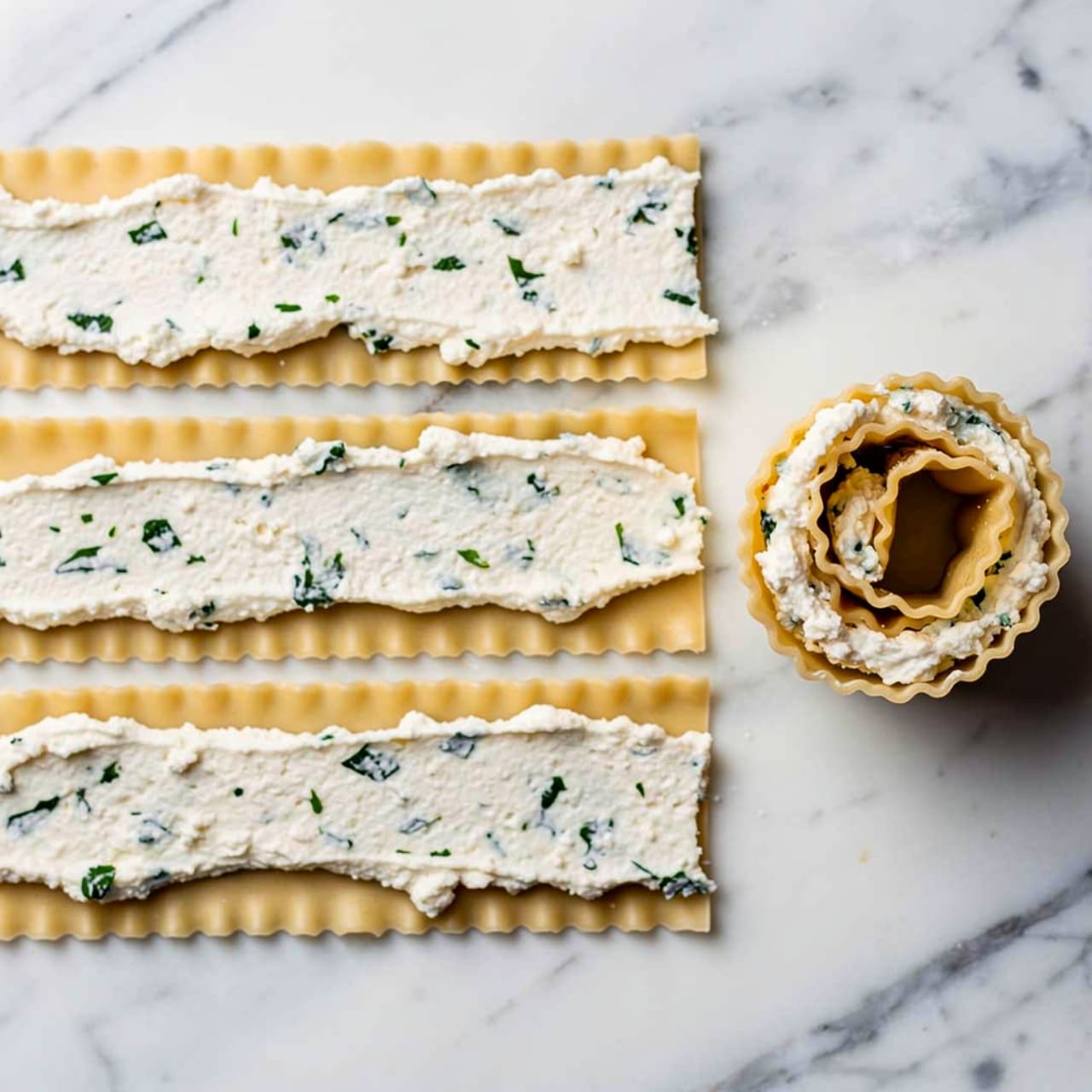 Spinach Lasagna Rolls Recipe - Recipe Image