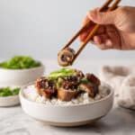 Enoki Beef Rolls with Dashi-Mirin Soy Sauce Recipe