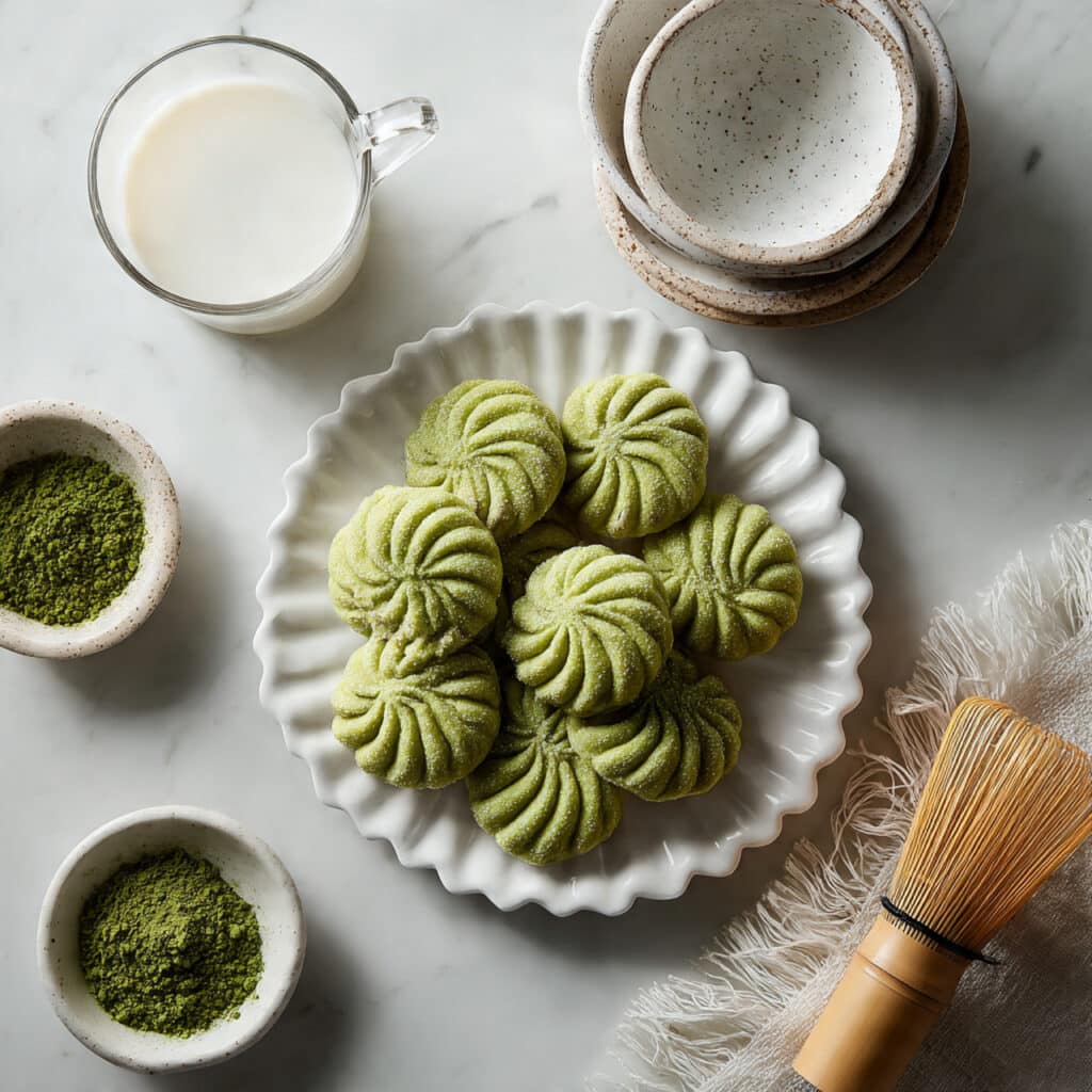 Matcha Butter Cookies Recipe
