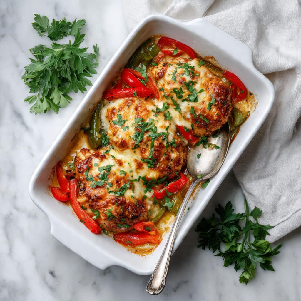 Fajita Chicken Casserole Recipe