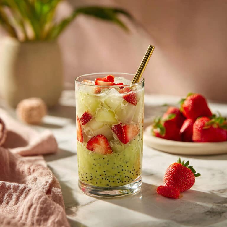 Strawberry Matcha Sago Recipe