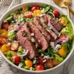 Grilled Flank Steak Salad with Creamy Sriracha Dressing Recipe
