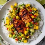 Salmon with Mango Salsa Recipe