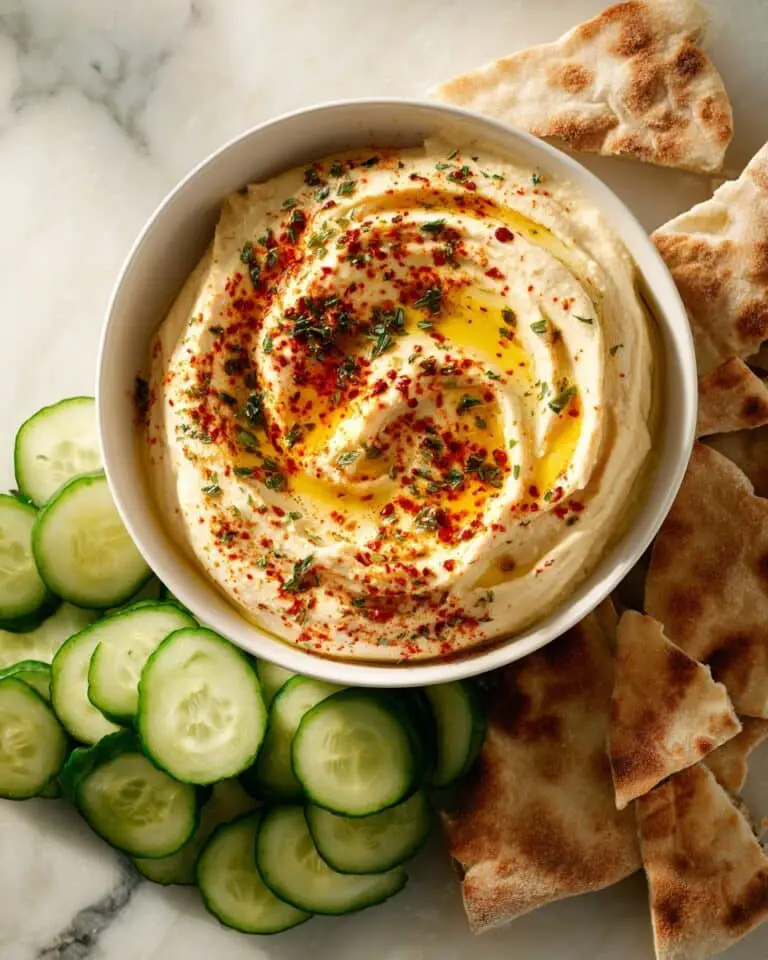 Easy Classic Creamy Hummus Recipe