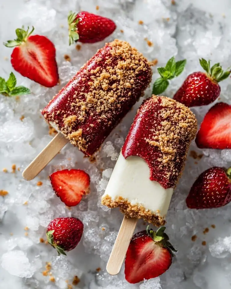 Strawberry Shortcake Ice Cream Bars Recipe