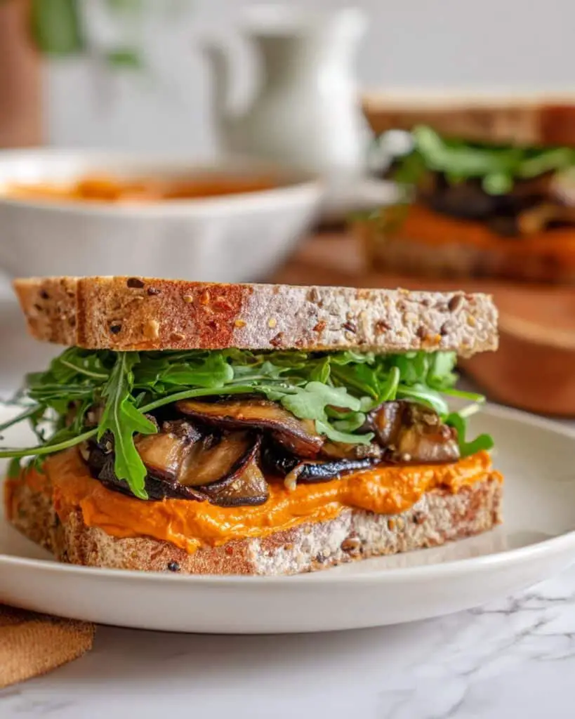 Balsamic Portobello Mushroom Sandwich Recipe