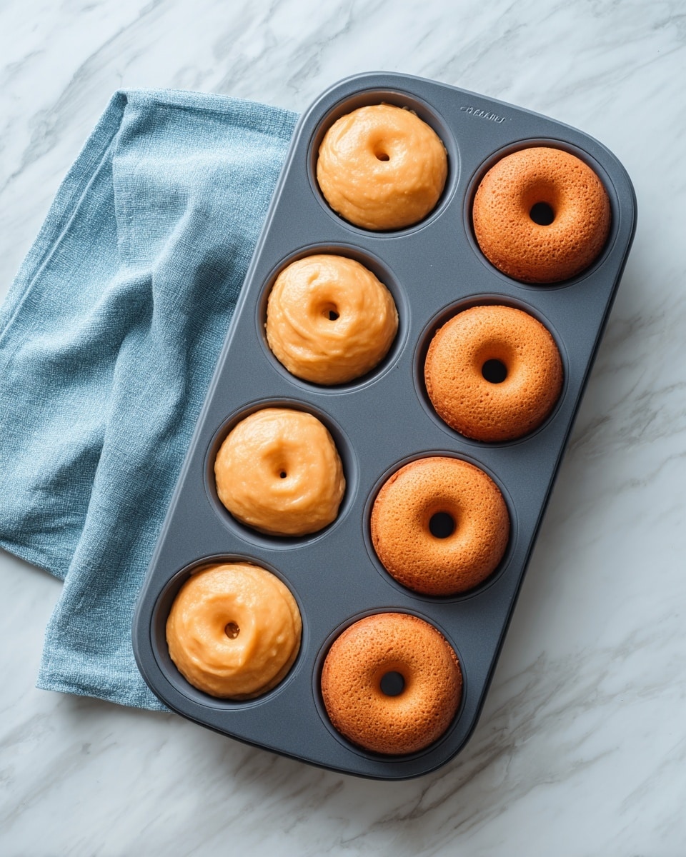 Gluten Free Pumpkin Donuts with Orange Glaze Recipe - Recipe Image