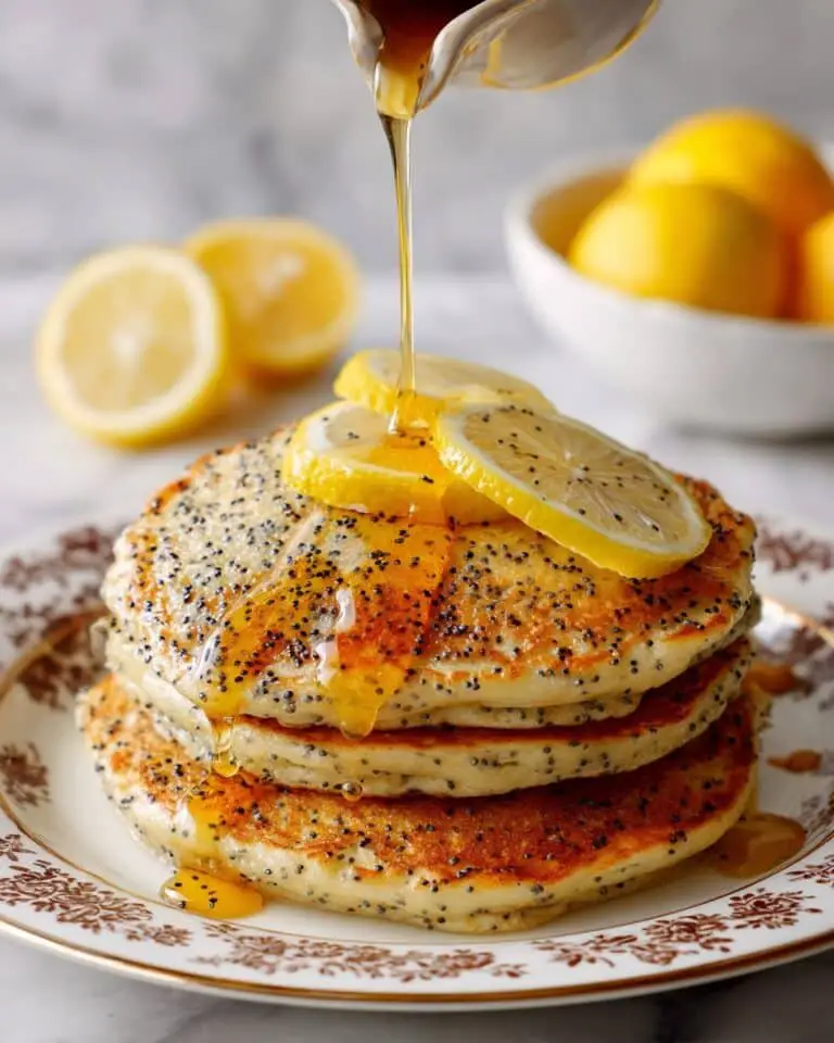 Lemon Poppy Seed Pancakes Recipe