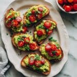Tomato and Avocado Bruschetta Recipe