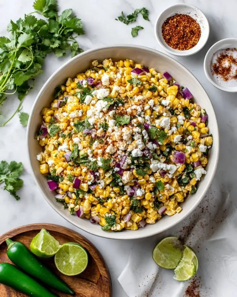 Healthy Mexican Street Corn Salad Recipe