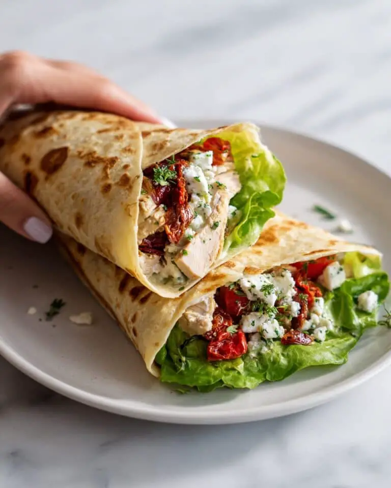 Greek Chicken Wrap Recipe