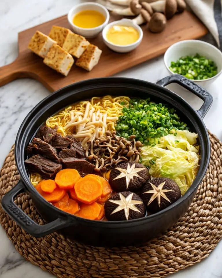 Easy One-Pot Japanese Beef Sukiyaki Recipe