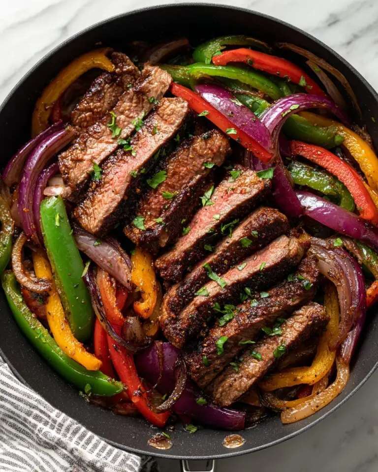 Cilantro Lime Steak Fajitas Recipe