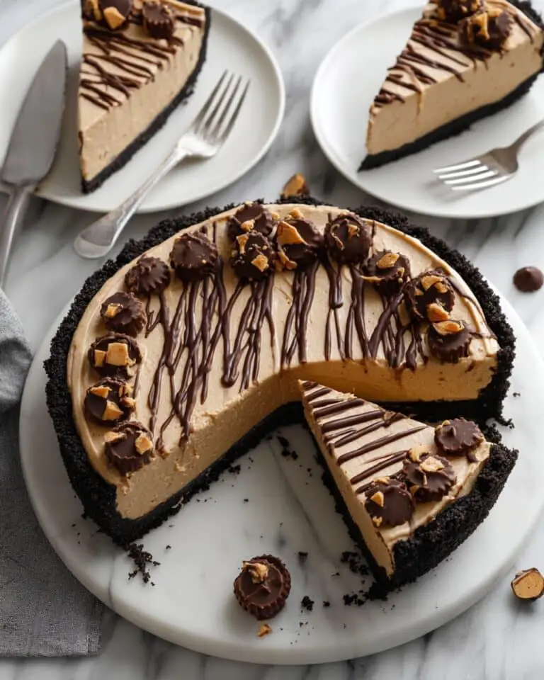Mocha Peanut Butter Pie Recipe