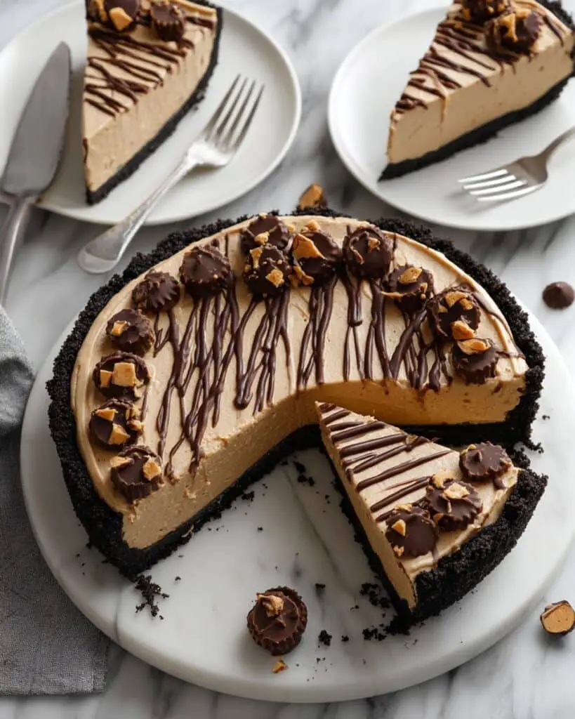 Mocha Peanut Butter Pie Recipe