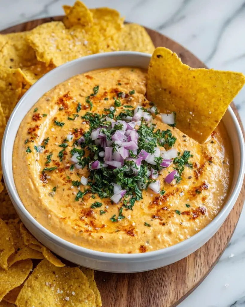 Viral TikTok Cottage Cheese Queso Dip Recipe