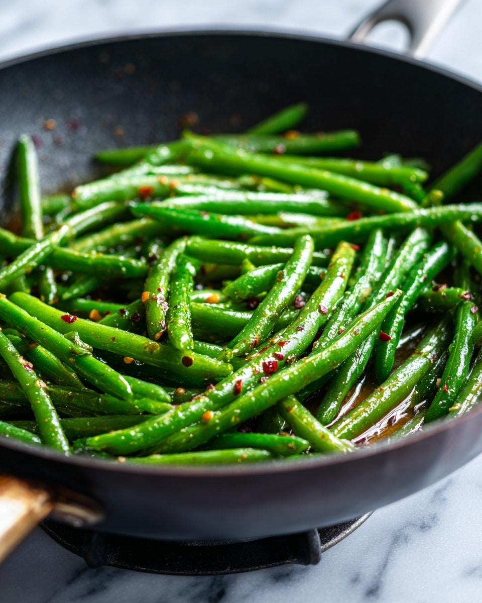 Mexican Green Beans with Chili Oil and Cotija Recipe - Recipe Image