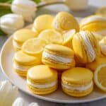 Lemon Macarons Filled with Lemon Swiss Meringue and Curd Recipe