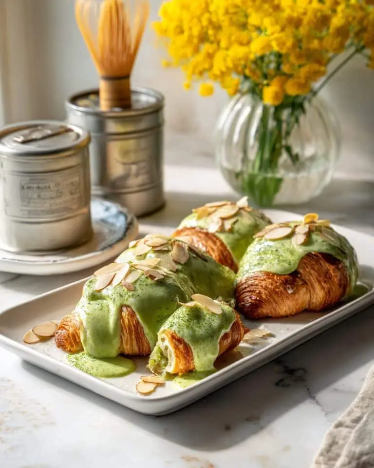 Matcha Croissants – Bakery Style Recipe