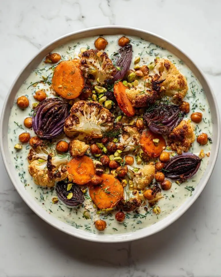 Sweet and Spicy Mediterranean Bowl with Mint Yogurt Sauce Recipe