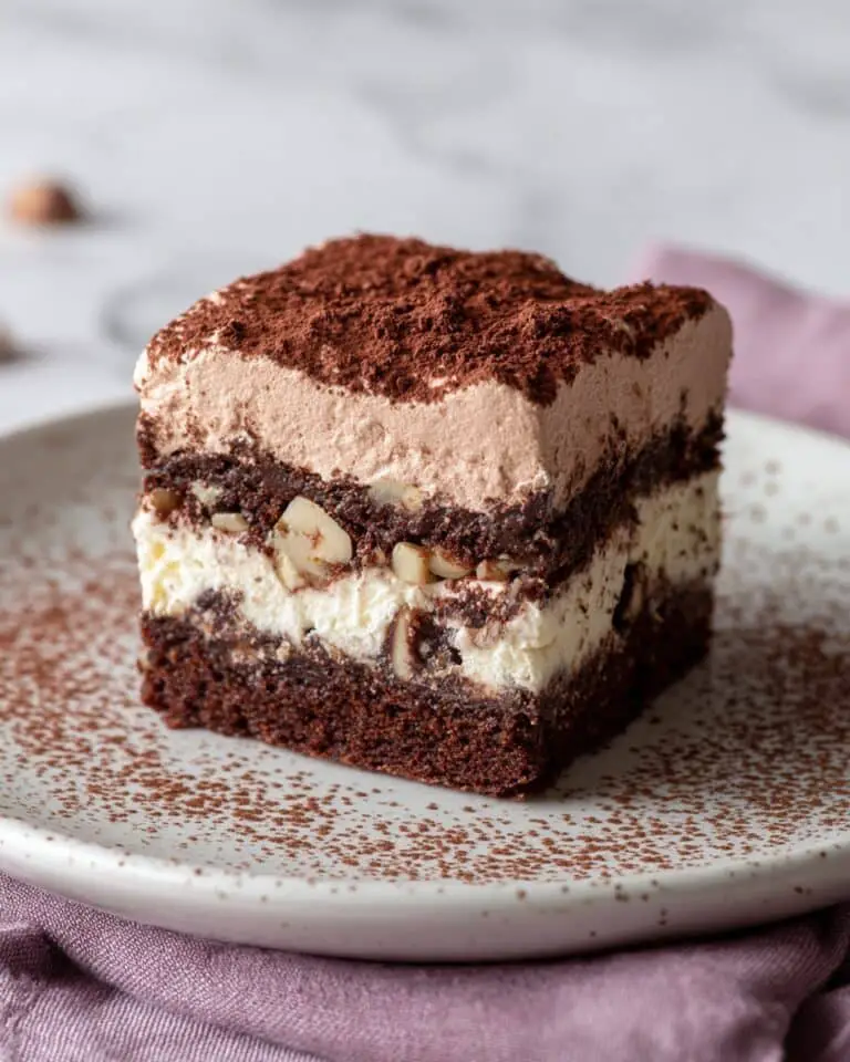Brownie Baked Oats with High-Protein Dairy-Free Icing Recipe