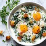 Baked Eggs Florentine Recipe