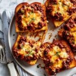 Pizza Burgers on English Muffins Recipe