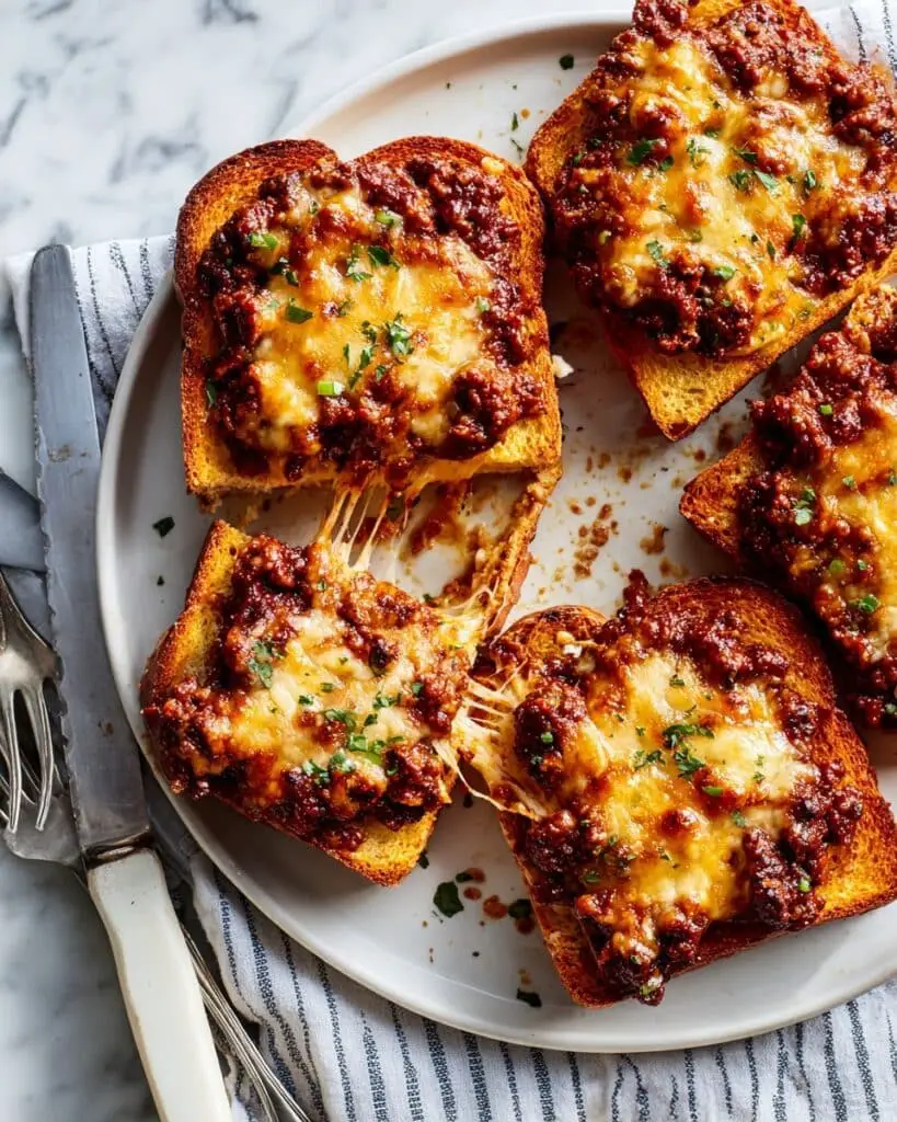Pizza Burgers on English Muffins Recipe