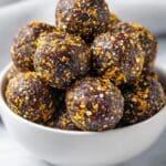 No-Bake Chocolate Pistachio Protein Balls Recipe