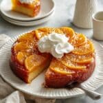Homemade Fresh Peach Upside Down Cake Recipe