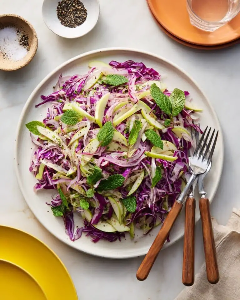 Red Cabbage and Apple Slaw Recipe
