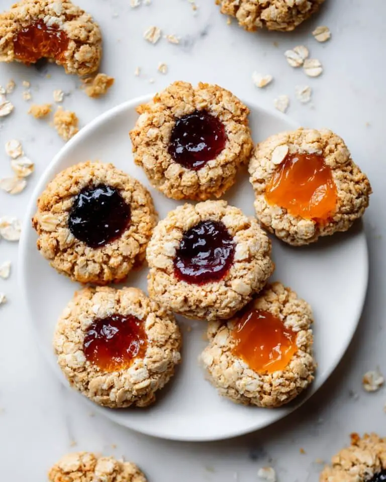Jam Dot Oat Scones Recipe