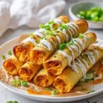 Baked Buffalo Chicken Taquitos Recipe