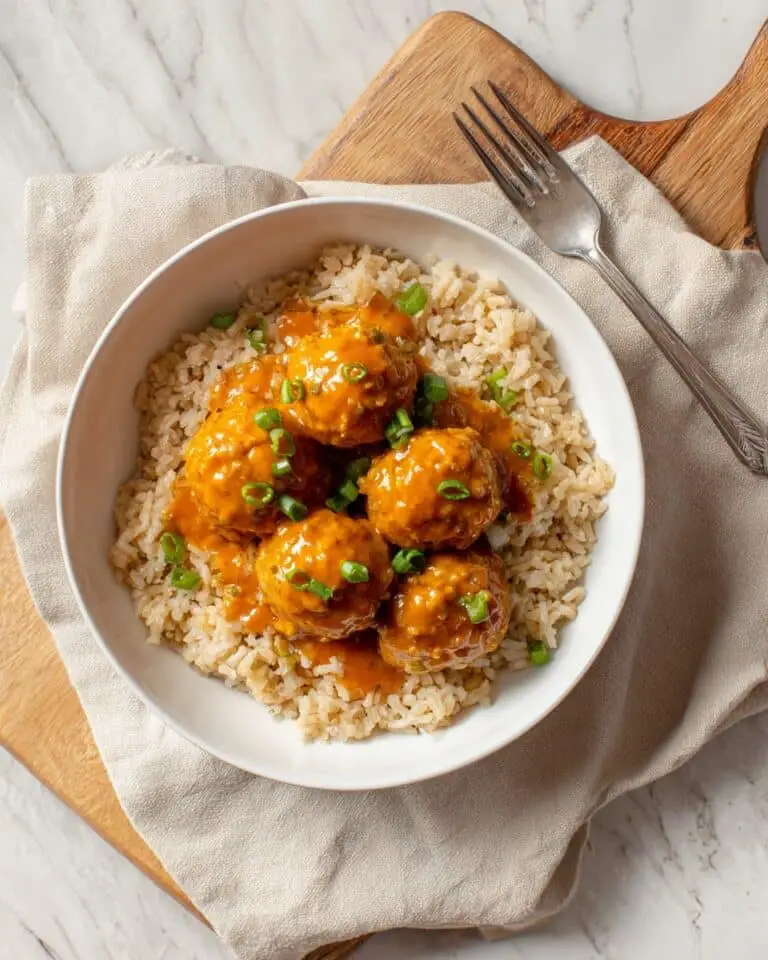 Honey Sriracha Glazed Meatballs Recipe