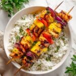 Pineapple Chicken Kabobs (Oven or Air Fryer) Recipe