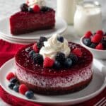 Mixed Berry Upside Down Chocolate Cake {Gluten Free} Recipe