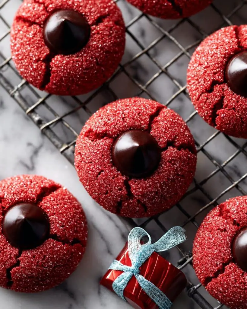 Red Velvet Blossom Cookies Recipe