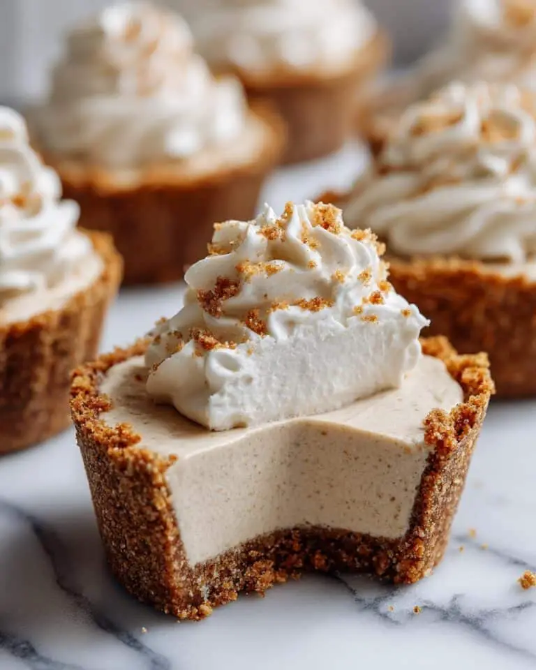 No-Bake Mini Biscoff Cheesecakes Recipe
