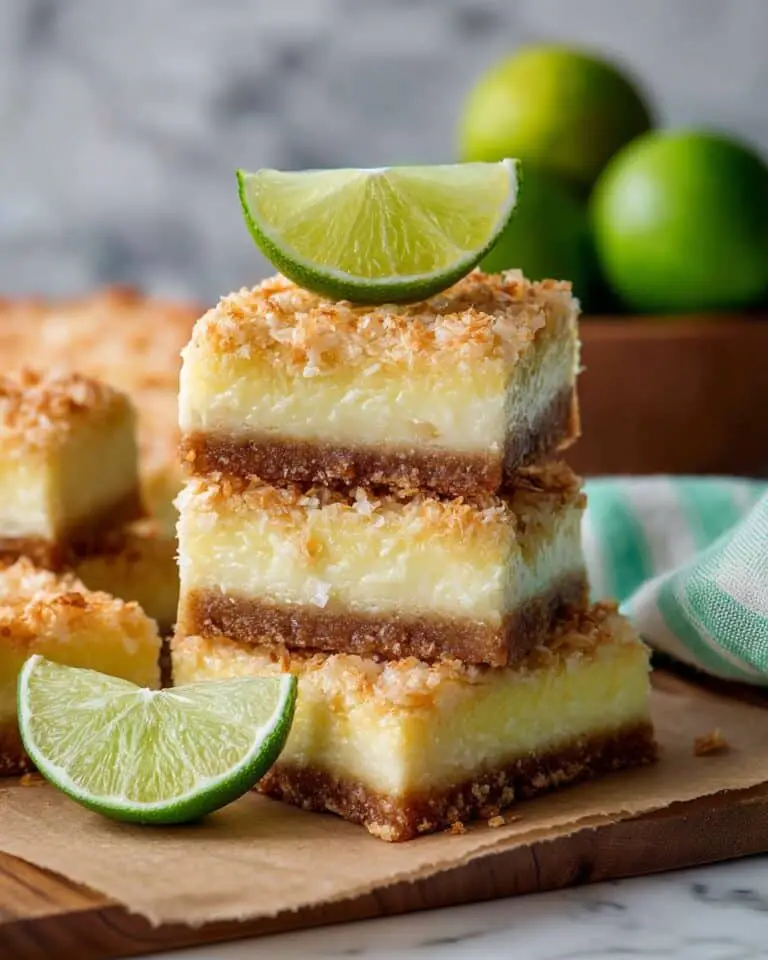 Toasted Coconut Lime Bars Recipe