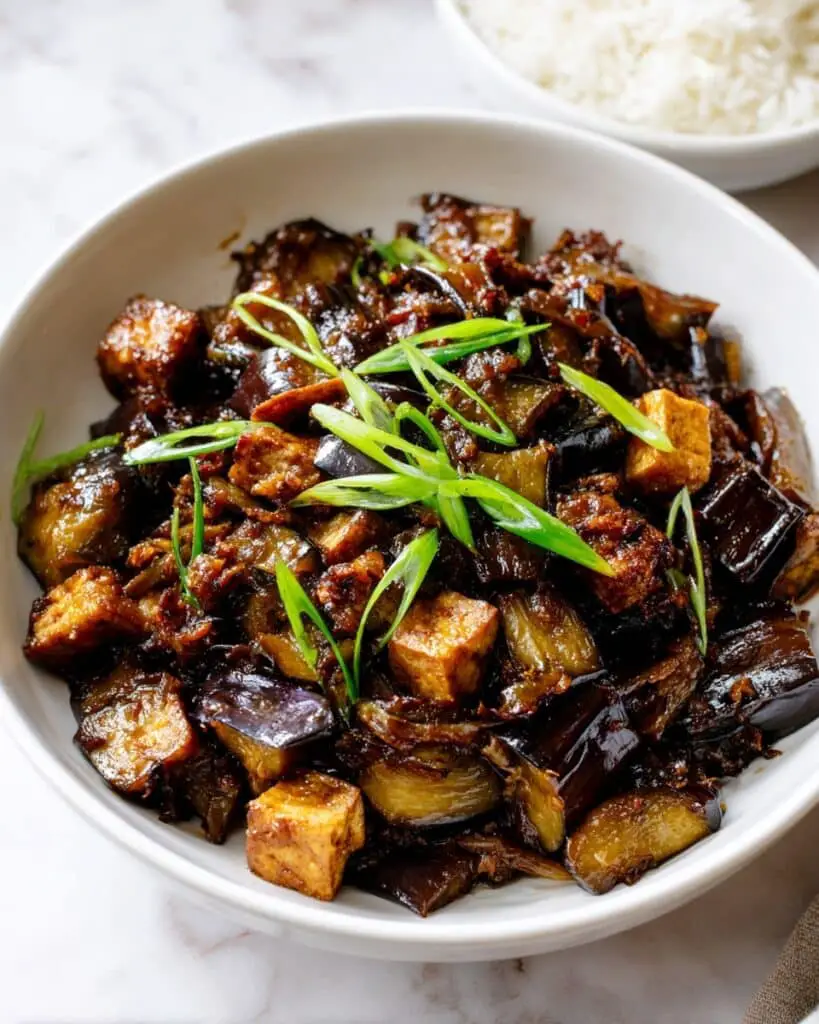 Black Pepper Tofu and Eggplant Recipe