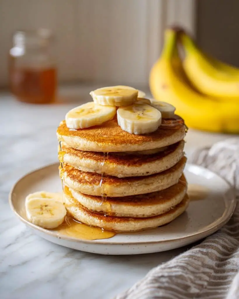 Banana Oatmeal Pancakes Recipe