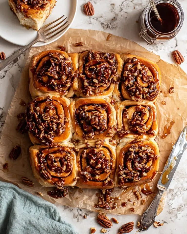 Sticky Pecan Maple Cinnamon Rolls Recipe