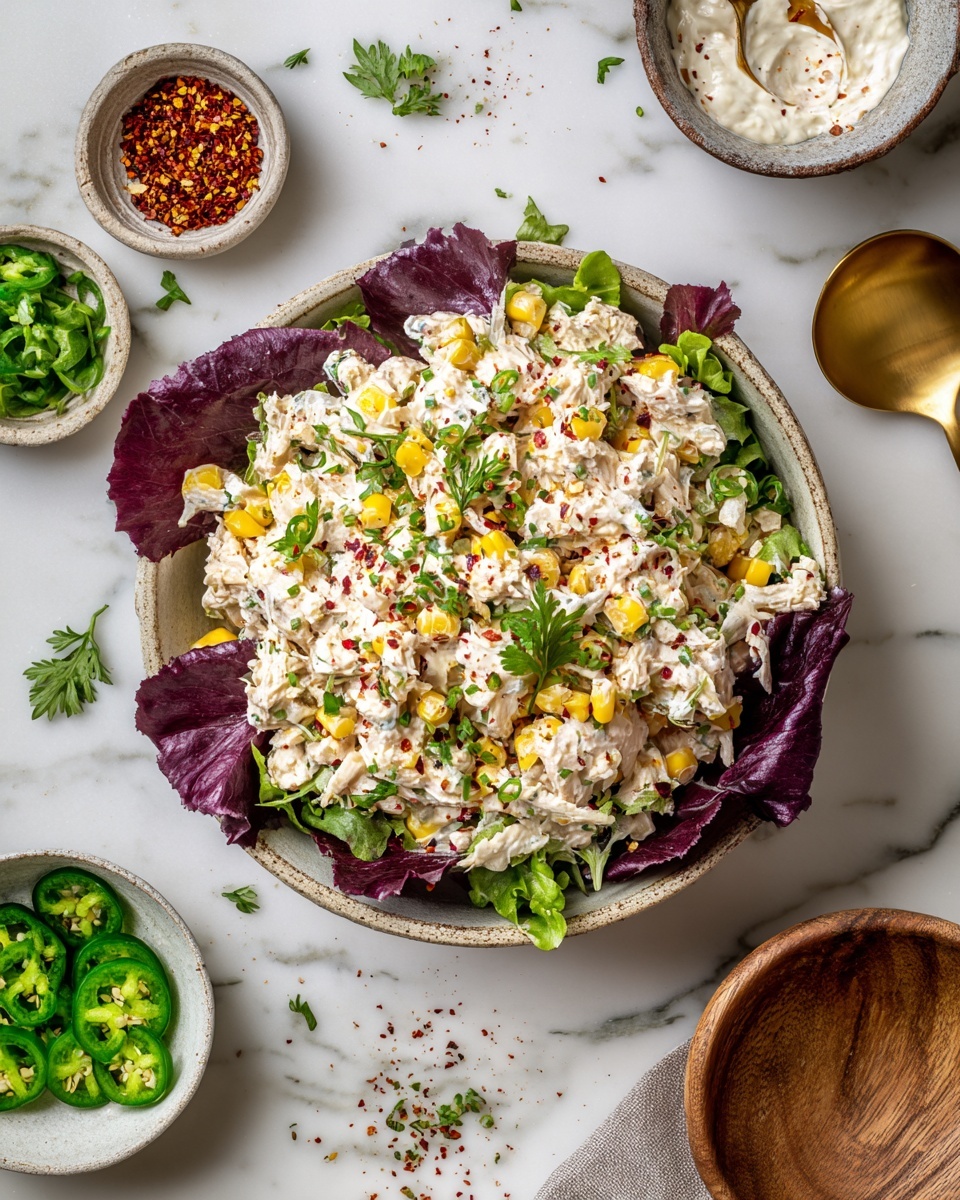 Mexican Street Corn Chicken Salad Recipe - Recipe Image