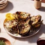 Brown Butter Roasted Crispy Artichokes Recipe
