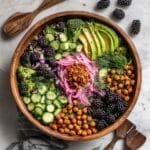 Crispy Quinoa and Blackberry Brain Health Salad Recipe