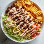 Burger Bowls with House Sauce and Ranch Fries Recipe