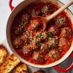 Ricotta Meatballs with Crispy Parmesan Topping Recipe