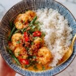 Thai Shrimp Curry with Yummy Shallot Crispies Recipe